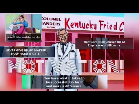 NEVER GIVE UP NO MATTER HOW HARD IT GETS || THE COLONEL SANDERS STORY• CON AMIGAS