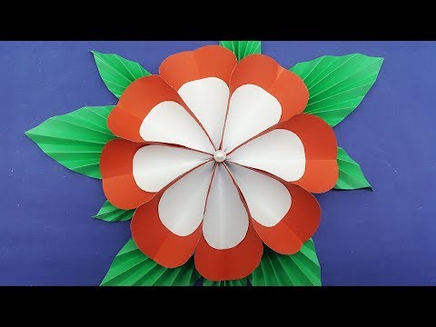 Origami Paper Flower Easy with colors paper - DIY Paper Flowers Making at Home Video