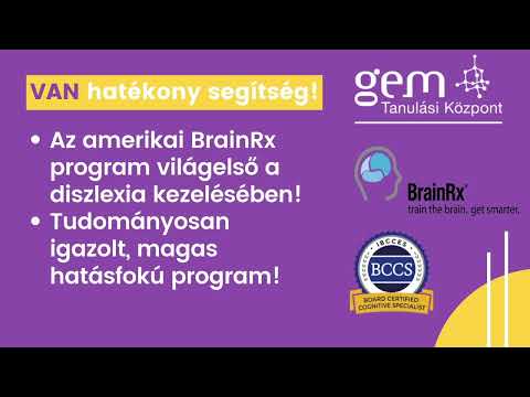 A diszlexia gyors es sikeres kezelése - BrainRx program (forrás: gem.hu)