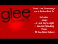 Glee - Love Love Love songs compilation (Part 2 ...
