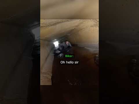 Biker Tried To Hide But It Went Horribly Wrong…