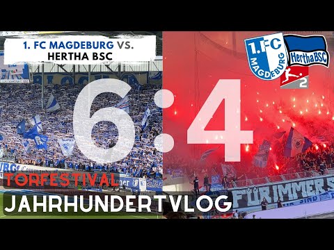 JAHRHUNDERT-VLOG!!! 10 TORE WAHNSINN!!! / Magdeburg vs. Hertha BSC / FANPRIMUS STADIONVLOG