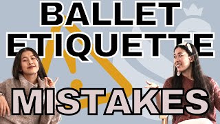 TOP 5 BALLET ETIQUETTE MISTAKES | BALLET CLASS ETIQUETTE FOR DANCERS | BALLET REIGN