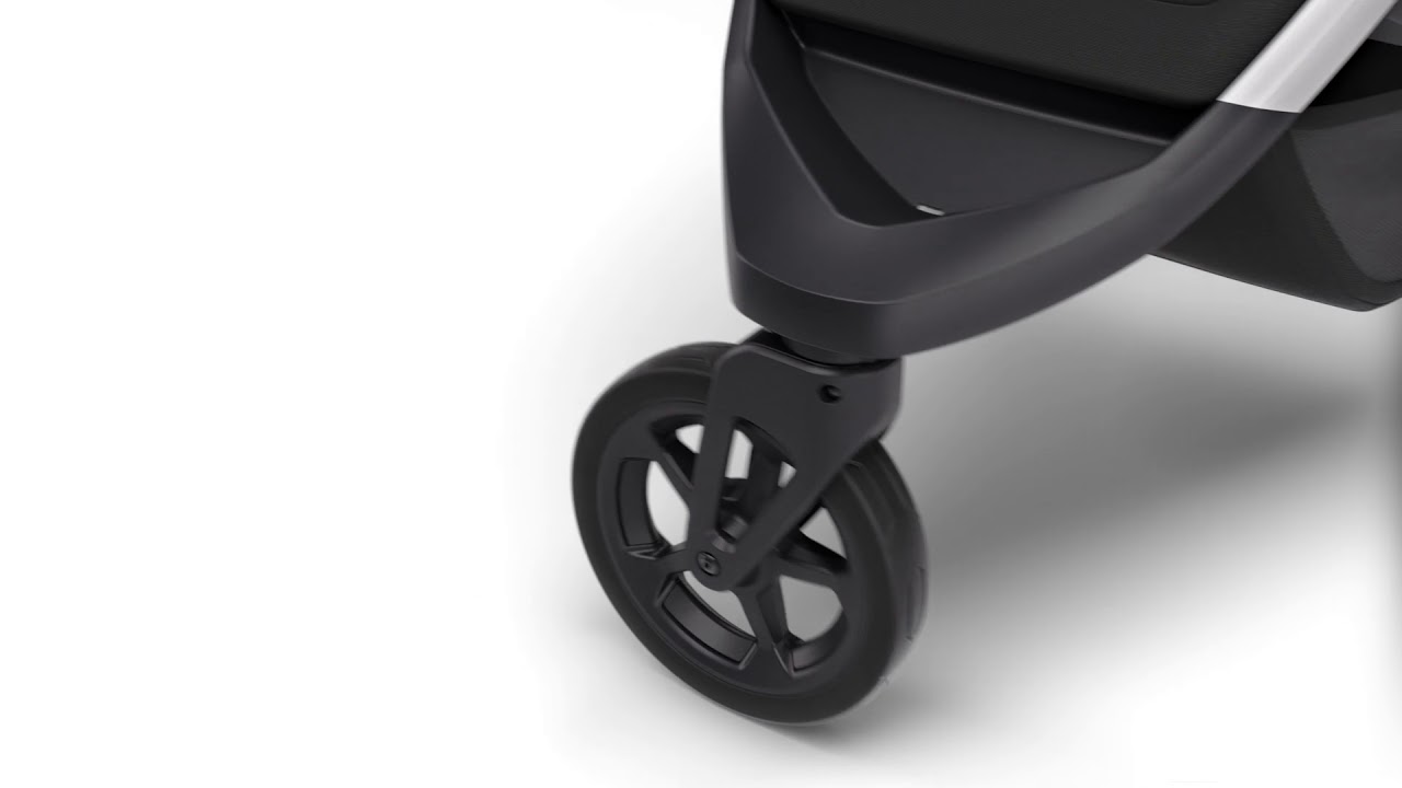 Thule Spring Chassis de alumínio - Característica: Suspensão/Roda giratória