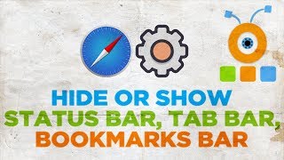 How to Hide or Show Status Bar, Bookmarks Bar, Tab Bar in Apple Safari on a macOS