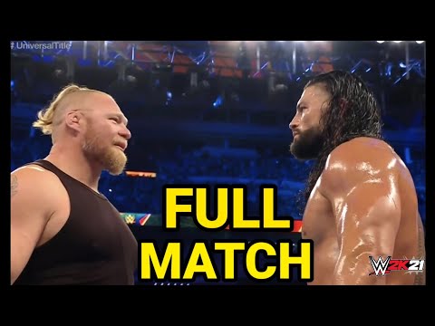 WWE Smackdown 8 October 2021 Highlights HD ! WWE 2K21 Brock Lesnar vs Roman Reigns