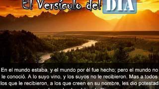 Miniatura del video: El versiculo del dia .com - Juan 1 v10-12