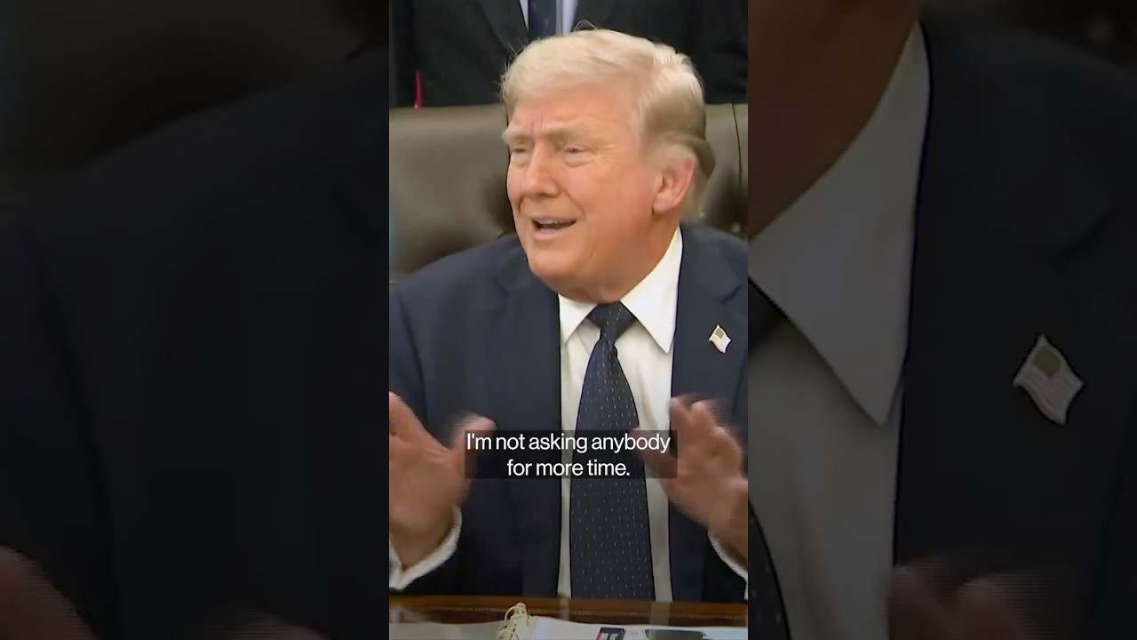 Trump Says He Won't Be Rushed to End Iran War