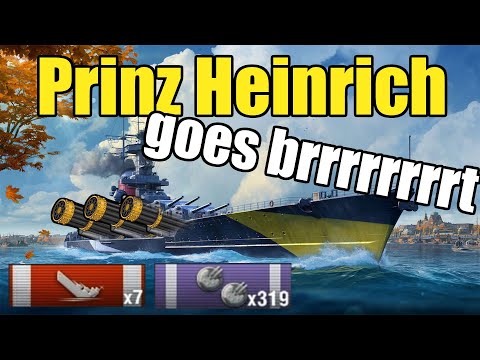 Prinz Heinrich go brrrt for 206K DMG - World of Warships