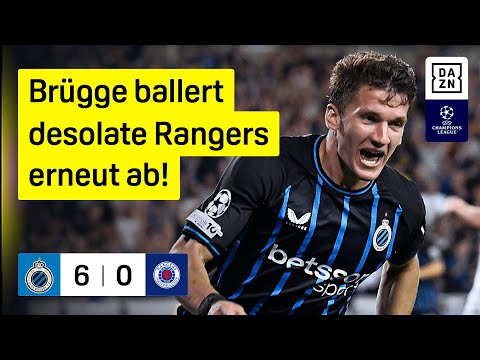 Club Brügge - Glasgow Rangers | UEFA Champions League | DAZN Highlights