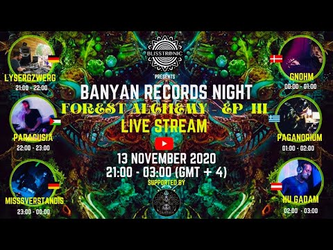 PAGANORIUM  (BANYAN RECORDS) LIVE STREAM FOR BLISSTRONIC (#FORESTALCHEMY-EP#3) FROM GREECE