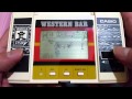 Vintage Casio Western Bar Handheld Game