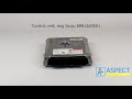 text_video Unitatea de comandă a motorului ECU Isuzu 8981260561