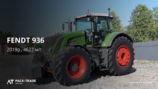 Трактор Fendt 936 VARIO S4 2019 y. 360  h.p. 4943 m/h. № 3001 R