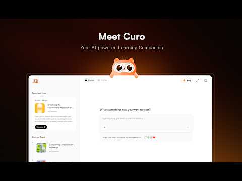 Curo 공식 영상 미리보기