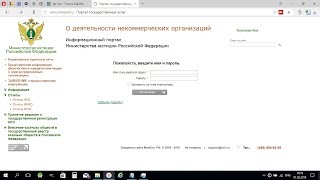 Отчетность НКО в Министерство юстиции