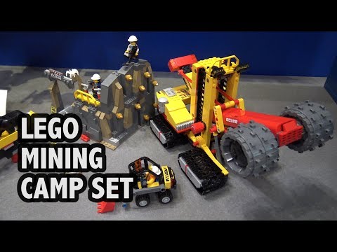 LEGO City Mining Experts Site Set 60188 at New York Toy Fair 2018
