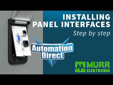 How-To Install Murrelektronik Panel Interfaces from AutomationDirect