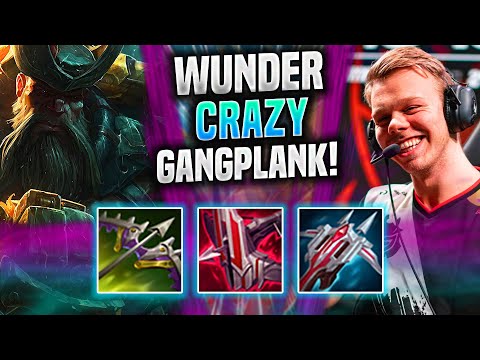WUNDER BRINGS BACK GANGPLANK! - FNC Wunder Plays Gangplank Top vs Rumble! | Season 2022
