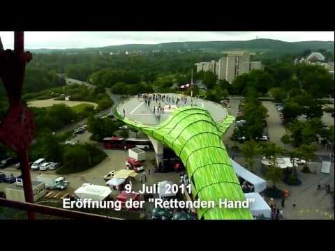 Klinikum Aachen-Eröffnung Hubschrauber Landeplatz "Rettende Hand"