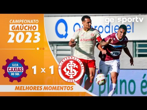 CAXIAS 1 X 1 INTERNACIONAL | MELHORES MOMENTOS | SEMIFINAL CAMPEONATO GAÚCHO | ge.globo