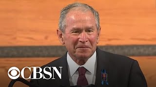 George W. Bush speaks at John Lewis&#39; funeral