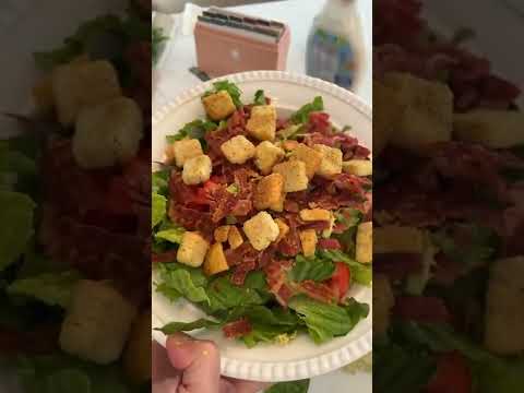 Best EVER Burgers & BLT Avocado Salad