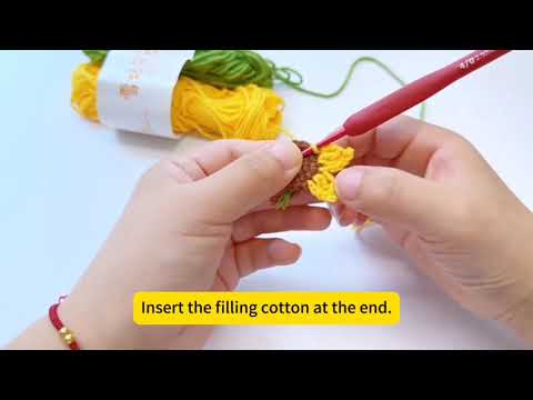 "Handmade Crochet Flower Keychain | Simple & Pretty"