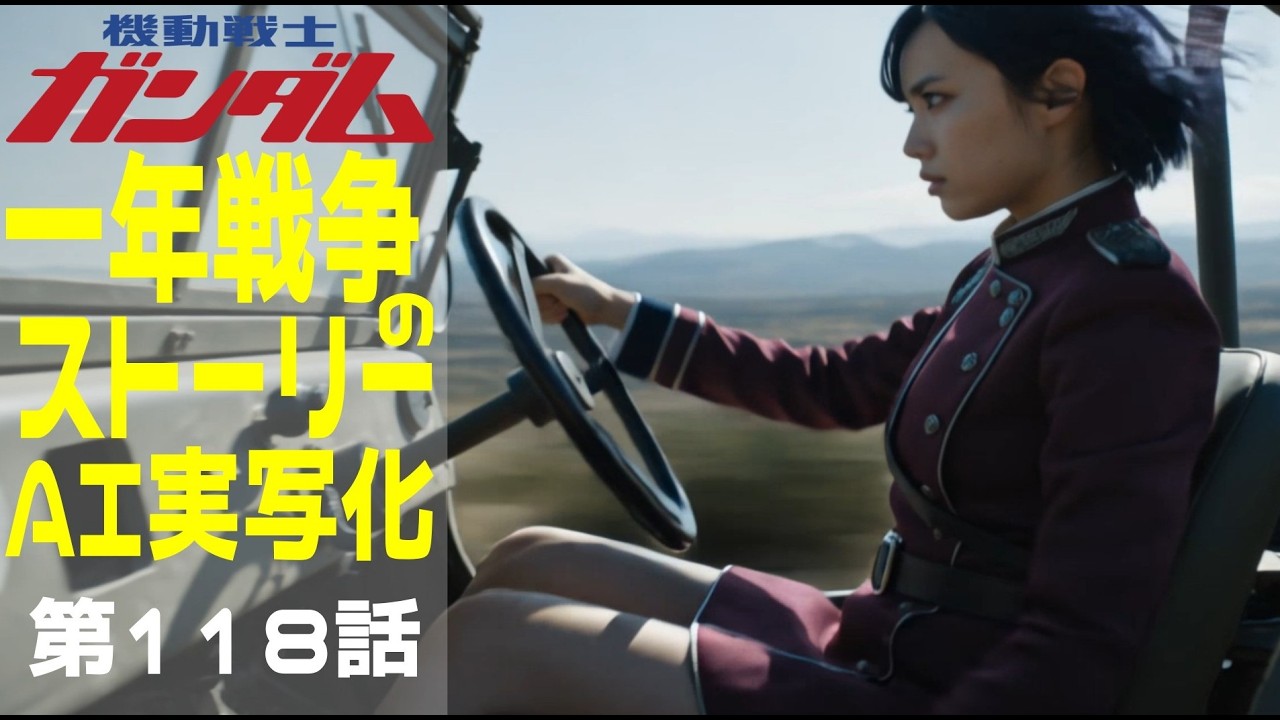 AI実写化ガンダム一年戦争ストーリー 第118話Three Way Gambit　 #ガンダム#ギレンの野望 #一年戦争