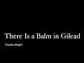 There Is a Balm in Gilead | A Poem by Charles Wright