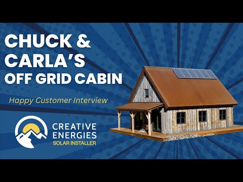 Chuck and Carl talk to Creative Energies about why they went solar on their off grid cabin and why solar is perfect for Wyomingites!
