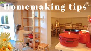 TIDY UP, COOK, HOME ORGANIZATION, HOMEMAKING TIPS