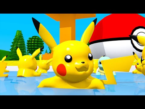 🎬✨ LEGO Pokémon 1-Hour Super Compilation for Kids! Pikachu Funny LEGO Adventures Movie! 🐾🍦🎢