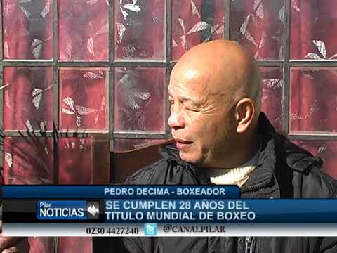 PEDRO DECIMA A 28 AÑOS DEL TITULO