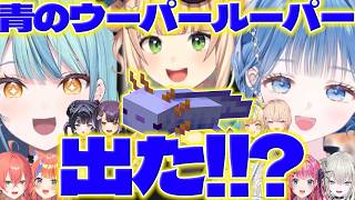 【青のウーパールーパー】あらなみマイクラで青ウパを出すいるかちゃんとろこちゃん【珠乃井ナナ/小々波いるか/鏑木ろこ/Rei7/猫屋敷美紅/千凛あゆむ/獅子堂あかり/にじさんじ/新人ライバー】