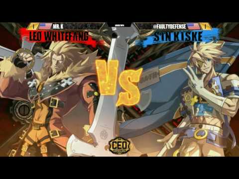 "BBR" GGXrd R AT CEO2016 - MR.K vs FAULTYDEFENSE (1080p)