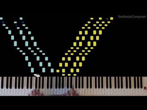 Dave Brubeck - Blue Rondo à la Turk (Synthesia Piano Tutorial with hands)
