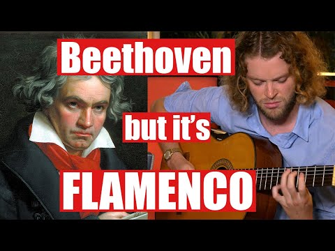 Beethoven Moonlight Sonata, 3rd Movement, but it's Flamenco - Los Azulejos - Guitar Version