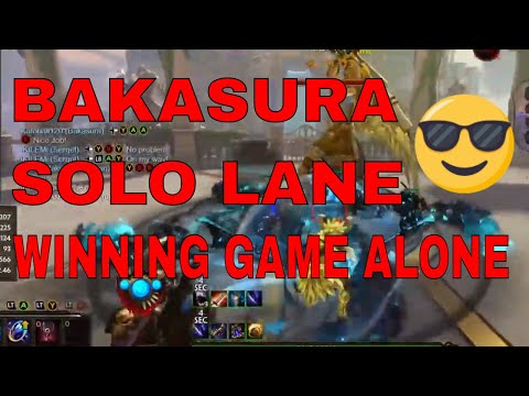 SMITE BAKASURA SOLO BUILD: FRAGGING WITH BAKASURA WINNING THE END GAME ALONE FOR TEAM