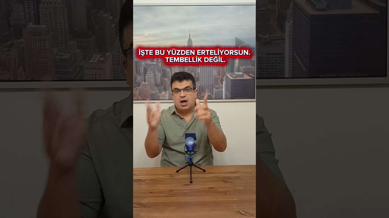 İŞTE BU YÜZDEN ERTELİYORSUN: Tembellik değil #çekirdekinanç #değersizlik #atakansönmez #telkincd