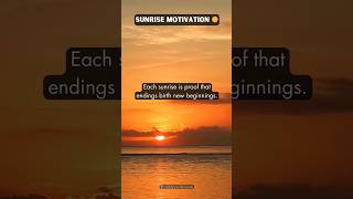 Sunrise Motivation 🌅| New Beginnings | Start Again Today 🌞| Fresh Start #shorts #motivation #sunrise
