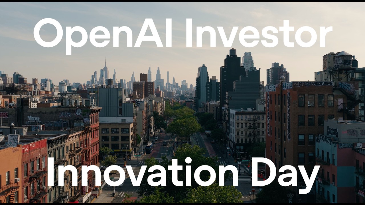 OpenAI Investor Innovation Day - OpenAI Youtube