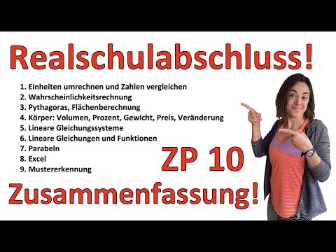 🚀🚀🚀 REALSCHULABSCHLUSS 2026 ZUSAMMENFASSUNG | Mathe ZP 10 | Aufgaben, die immer dran kommen! MSA ZAP