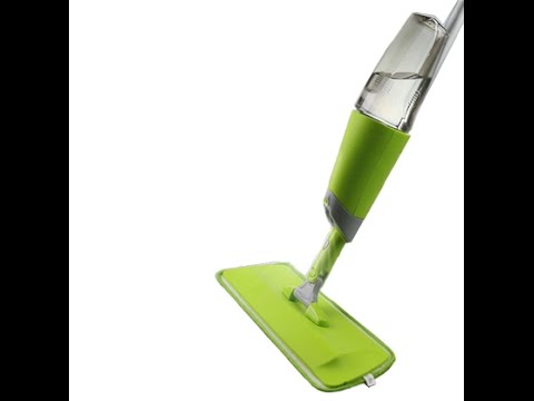 Reusable microfiber spray mop