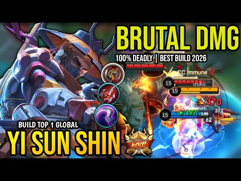 YI SUN SHIN BEST BUILD 2026 | BUILD TOP 1 GLOBAL YSS GAMEPLAY | MOBILE LEGENDS✓