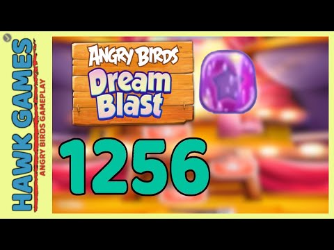 Angry Birds Dream Blast Level 1256 - Walkthrough, No Boosters