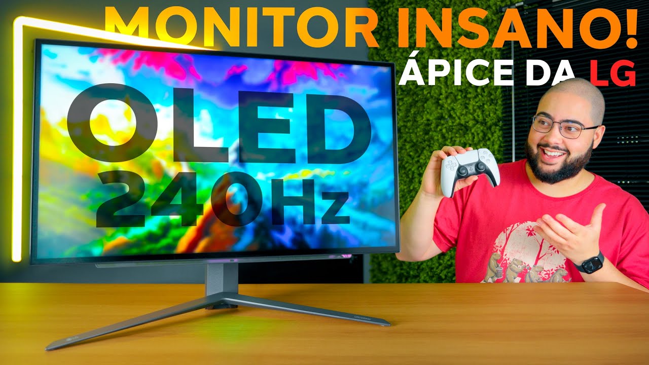 MONITOR GAMER OLED DOS SONHOS! LG UltraGear 27" OLED! 240hz e 0.03ms! Análise completa!