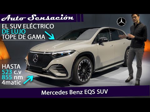 Mercedes EQS SUV 2023. El todo terreno eléctrico de lujo de la estrella. El BMW iX tiene compañía.