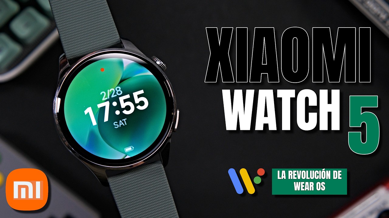Xiaomi Watch 5 ⌚ La revolución en relojes WearOS ¡Con 6 días de batería! | Unboxing & P. Impresiones