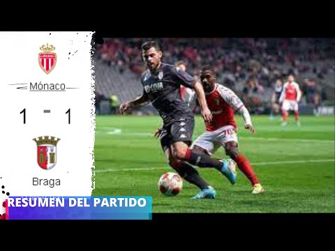 MONACO VS BRAGA  1 - 1  UEFA EUROPA LEAGUE /RESUMEN